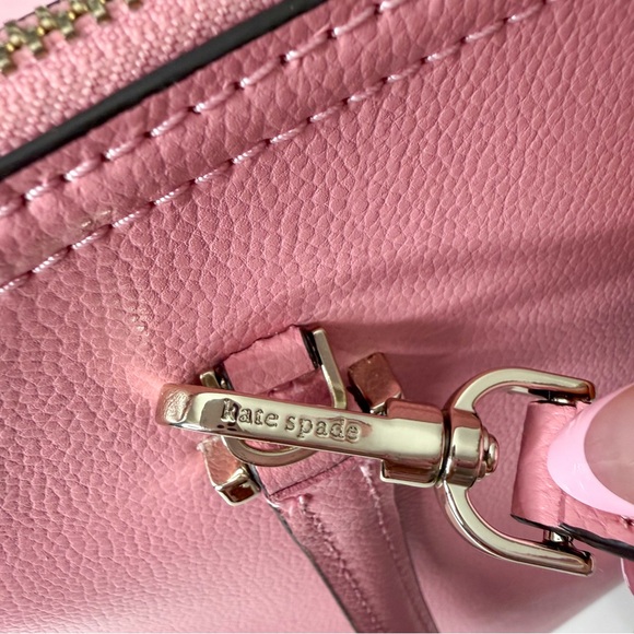 Kate Spade Pink Leather Dome Satchel. - Picture 7 of 10